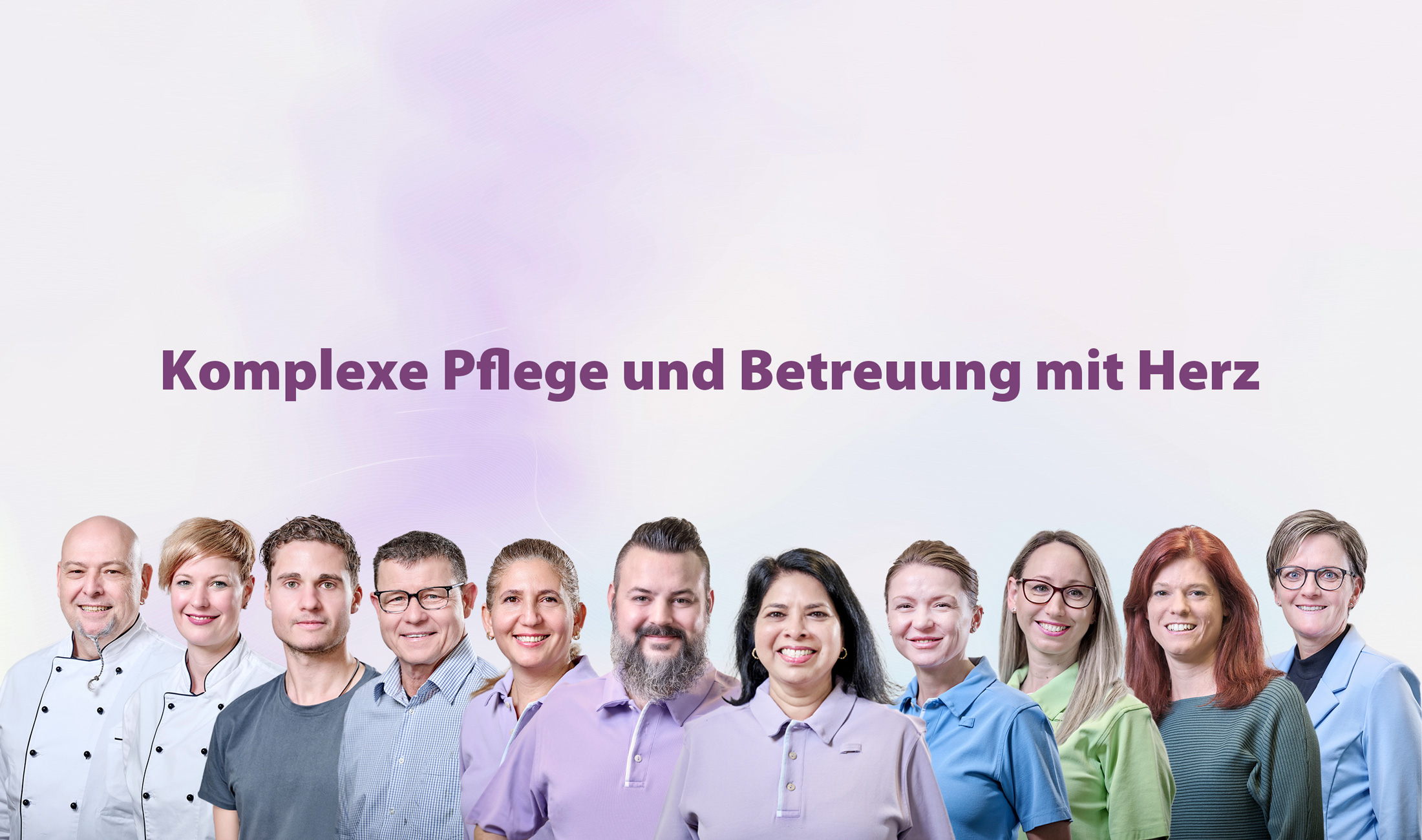Komplexe Pflege und Betreuung mit Herz